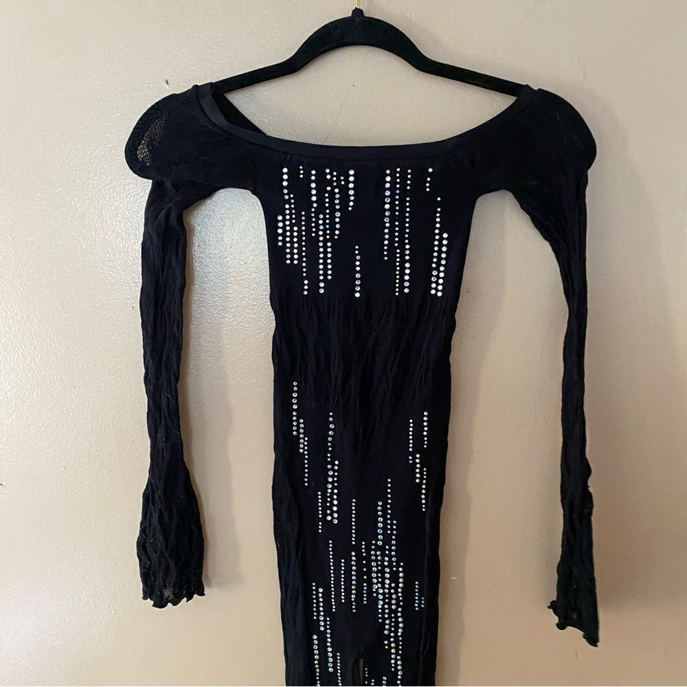 Poster Girl Adella Jumpsuit Shapewear Off The Shoulder black stretch Revolve O/S - Picture 15 of 16